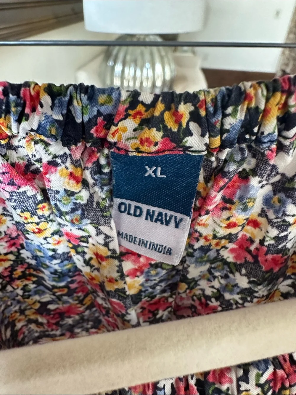 Floral Smocked Peasant Top